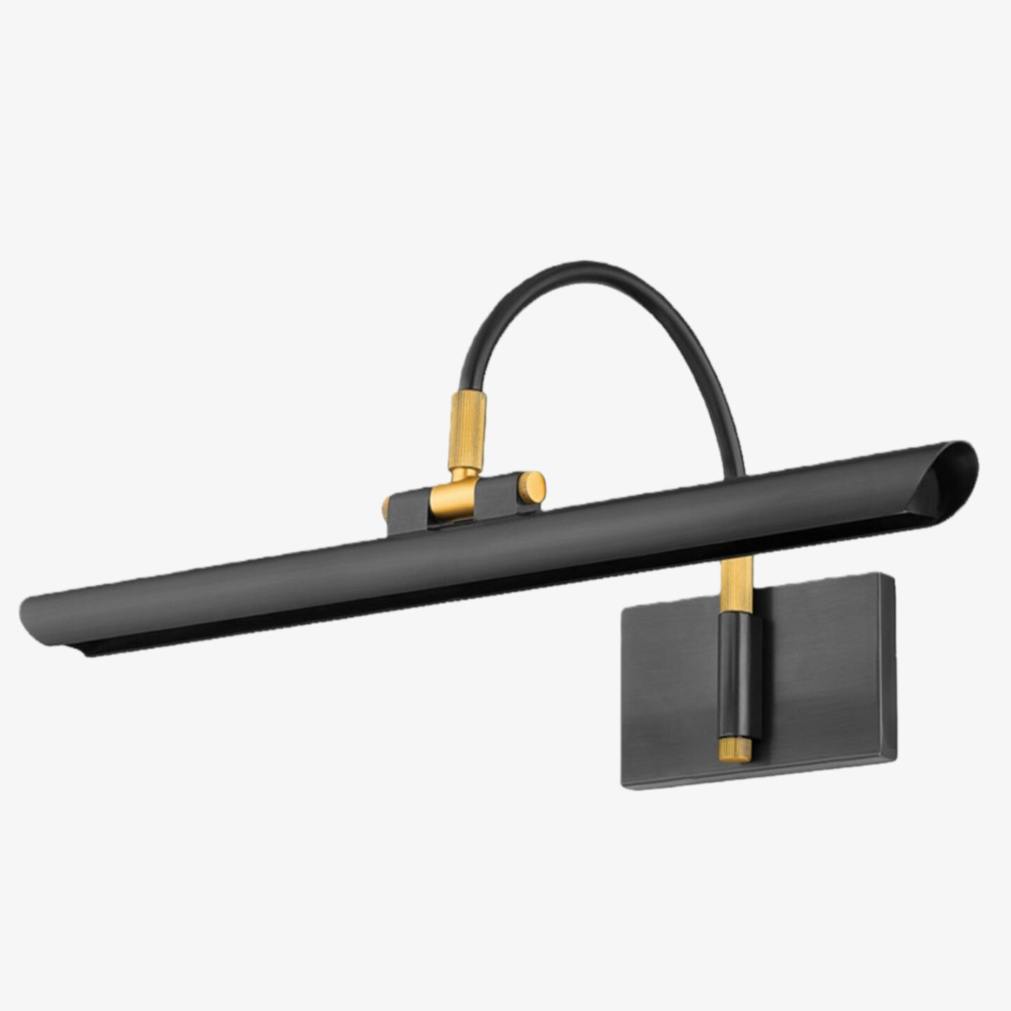 Aurix Picture Light - Slim Shade Artwork Illumination Metal Finish Wall Fixture for Gallery T608