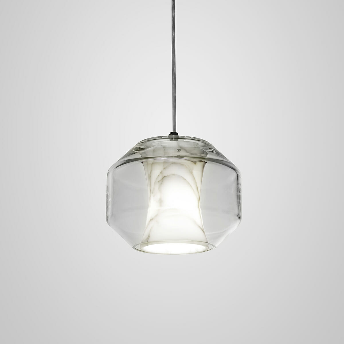 Glass Alabaster Pendant Lamp D444