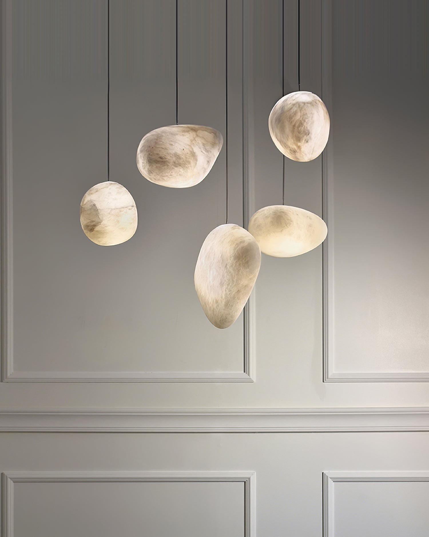 Pebbles Alabaster Pendant Lamp M439