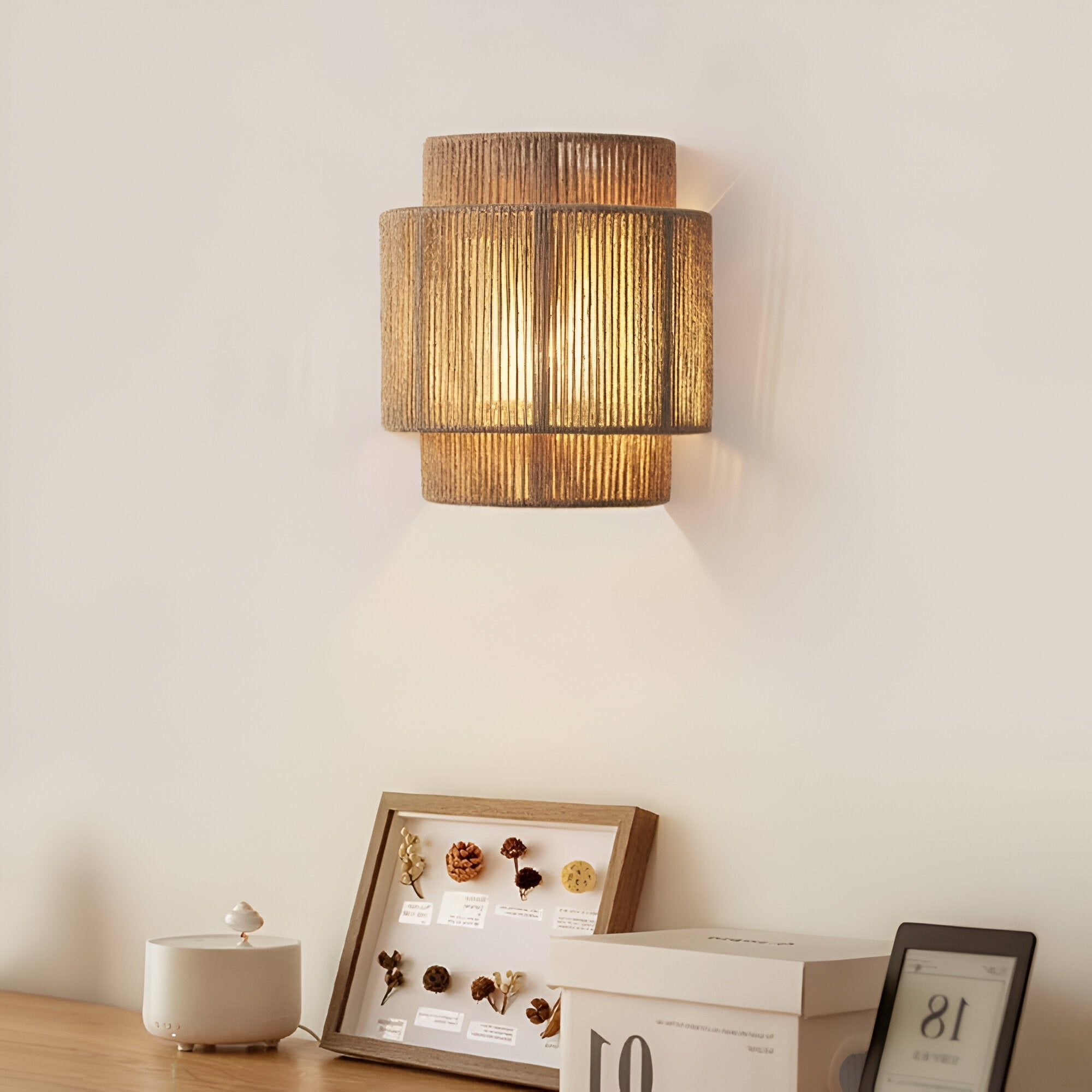 Bohemian Vintage Hand Woven LED Wall Light D794