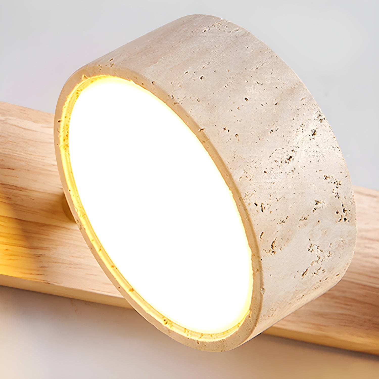 Natural Travertine Dual Wall Lamp G115