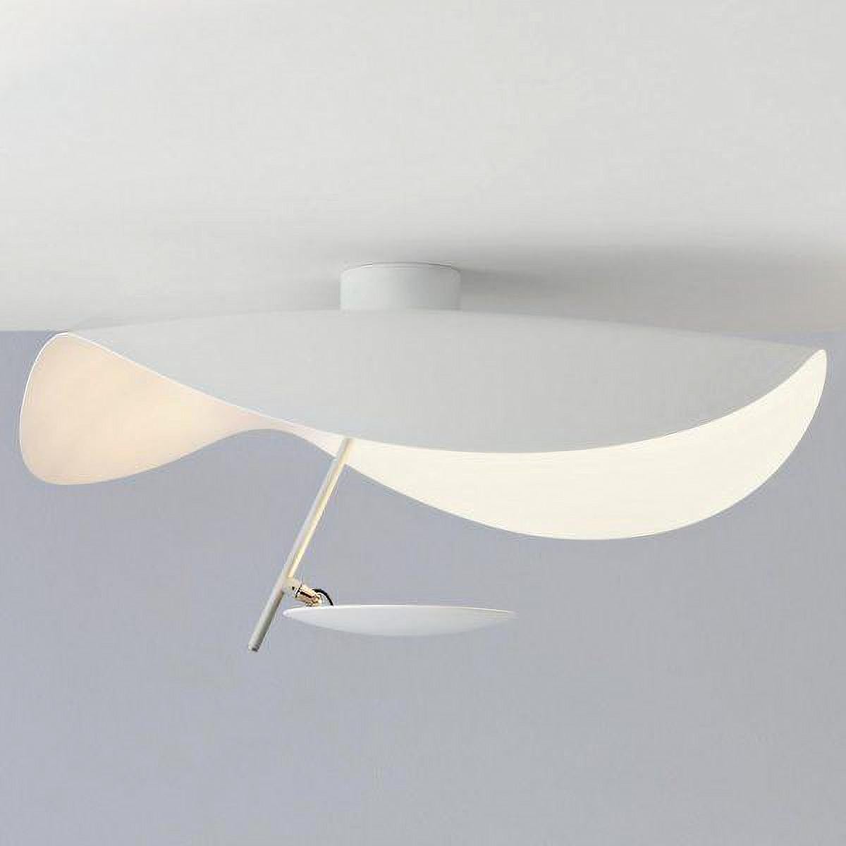Modern Foil Curved Metal LED Pendant / Ceiling light for Bedroom