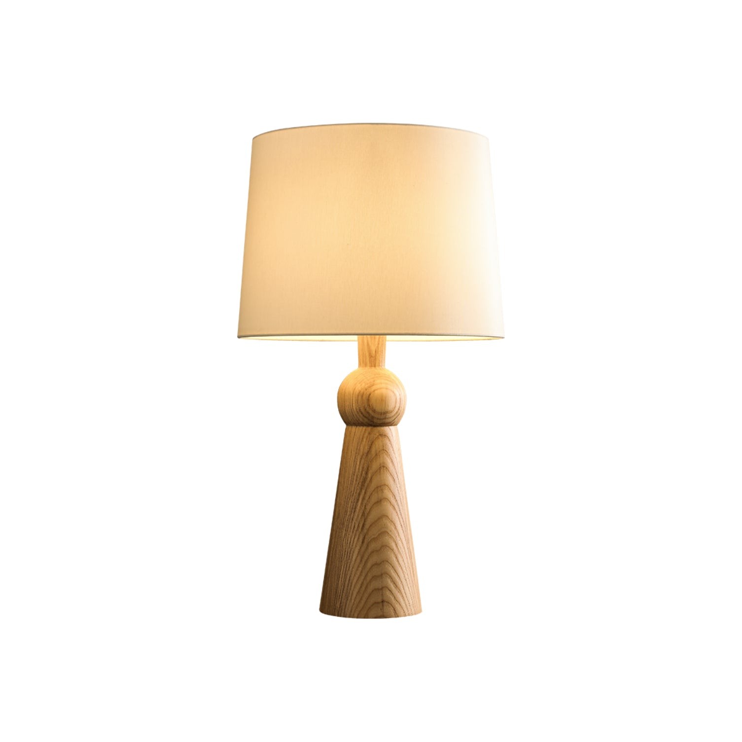 Nordic Retro Solid Wood Fabric Table Lamp M87