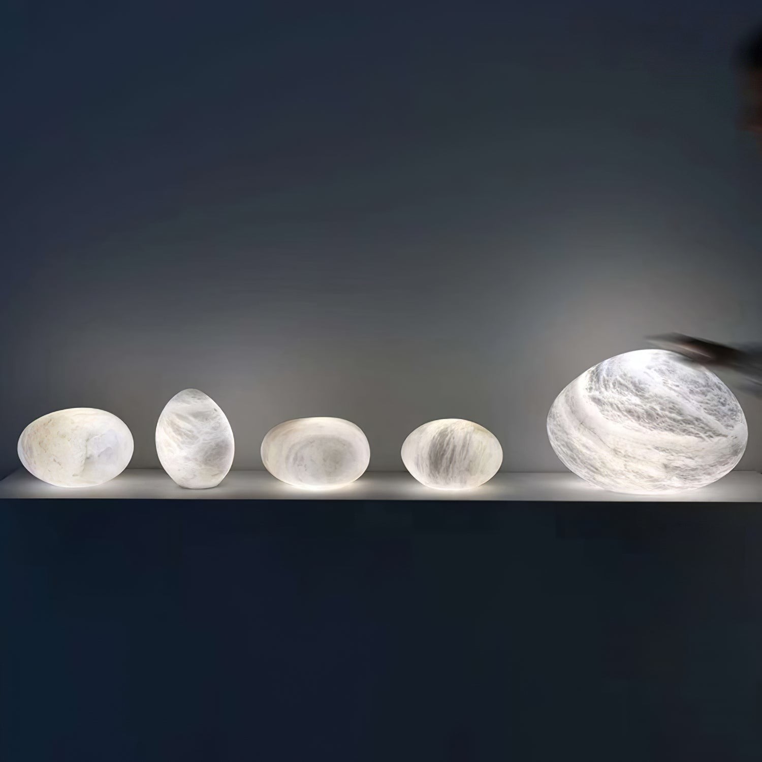 Pebbles Alabaster Pendant Lamp M439