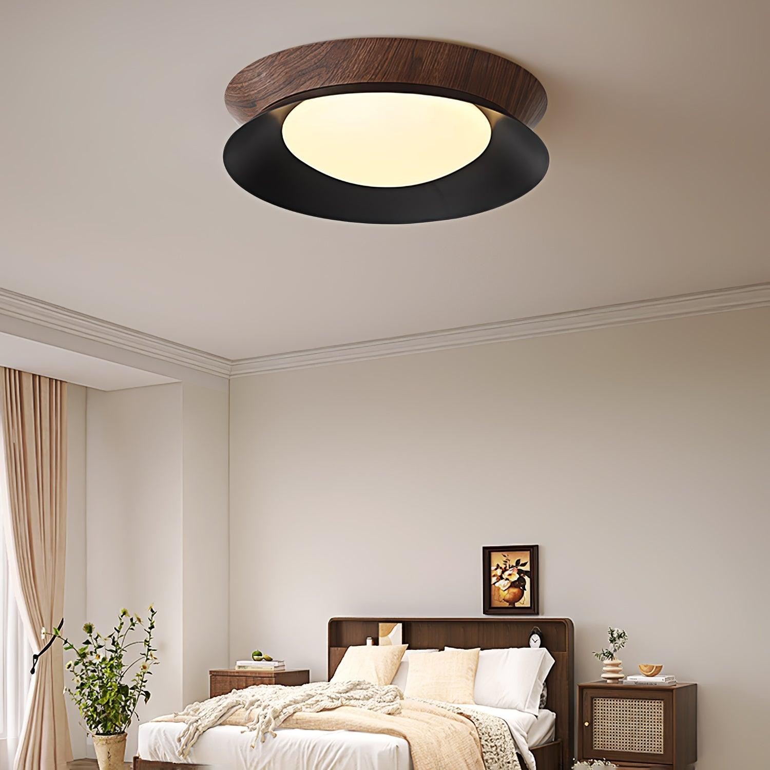 Double Half Round Ceiling Light M386