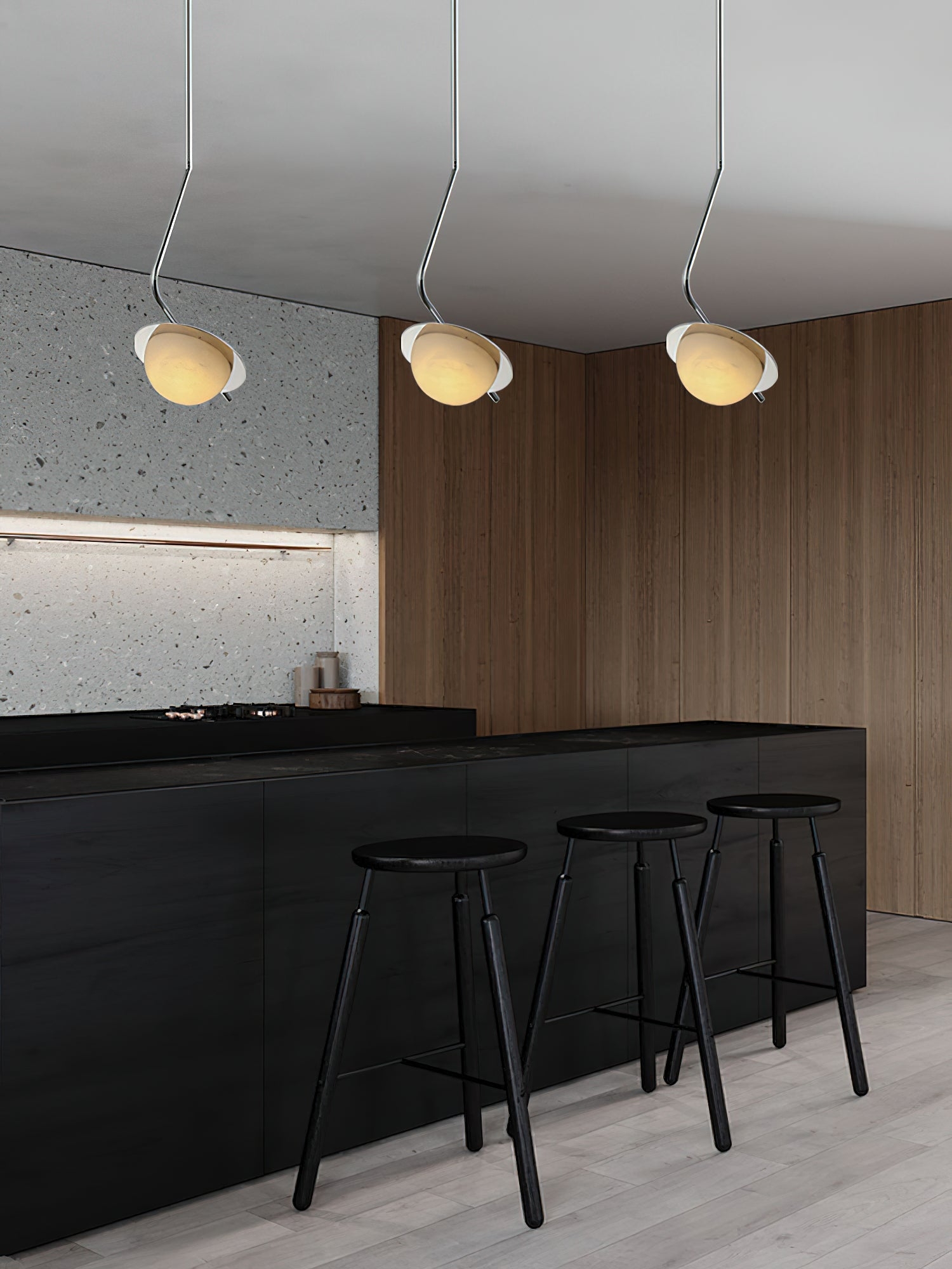 Chic Luminance Alabaster Pendant Light D438