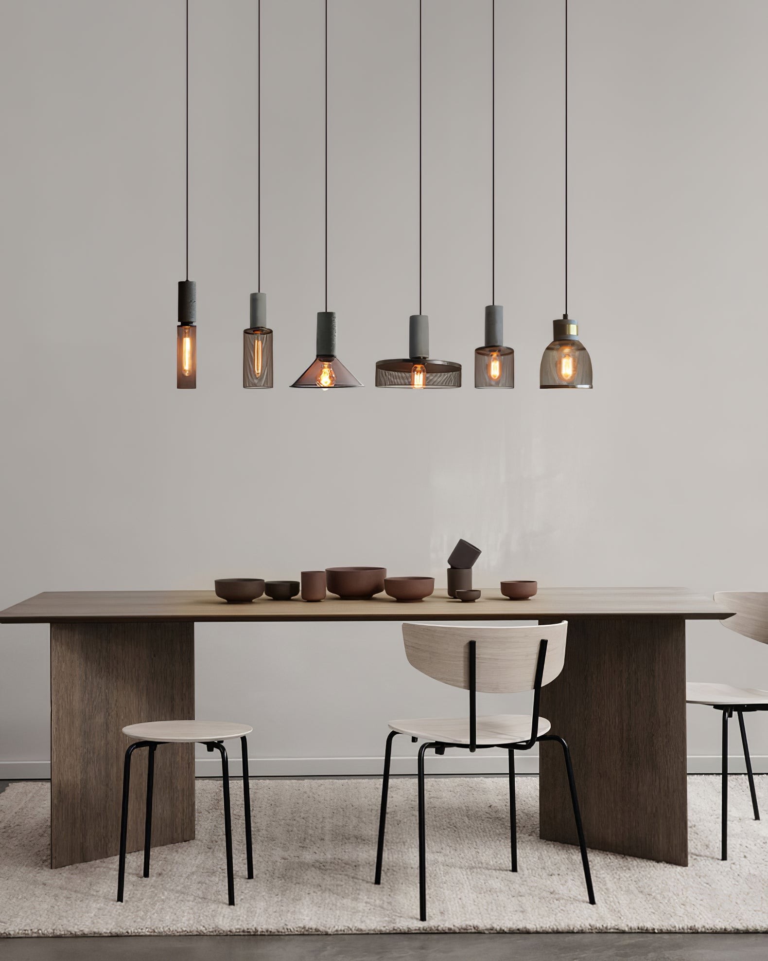 Cement Mesh Pendant Light M81