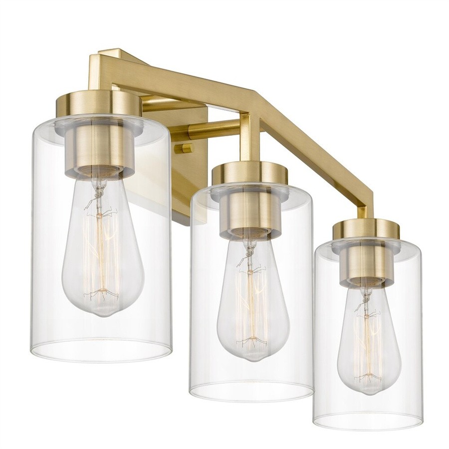 Industrial Cylindrical Brass Wall Lamp For Bathroom S114