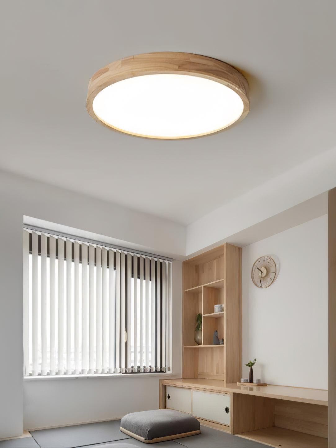Wooden Geometric Ceiling Light M295