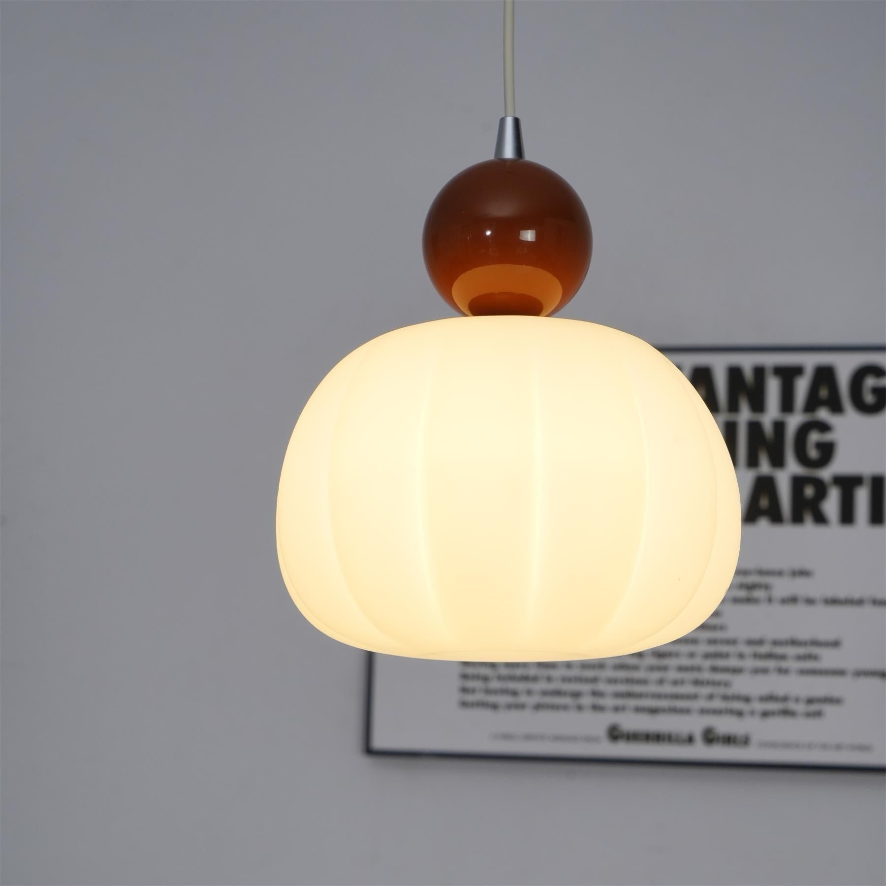 French Vintage Cream Pendant Lamp M129