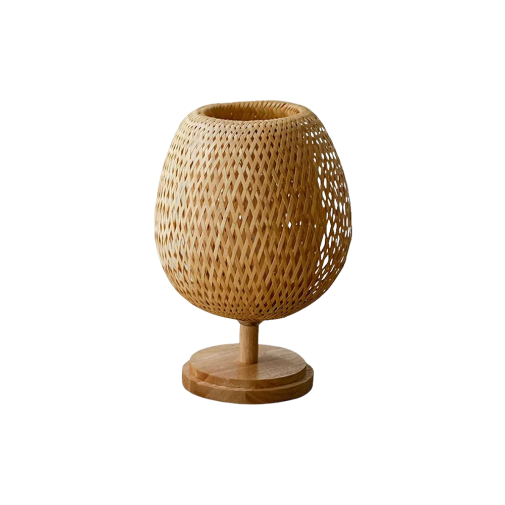 Handcrafted Sustainable Bamboo Table Lamp D847