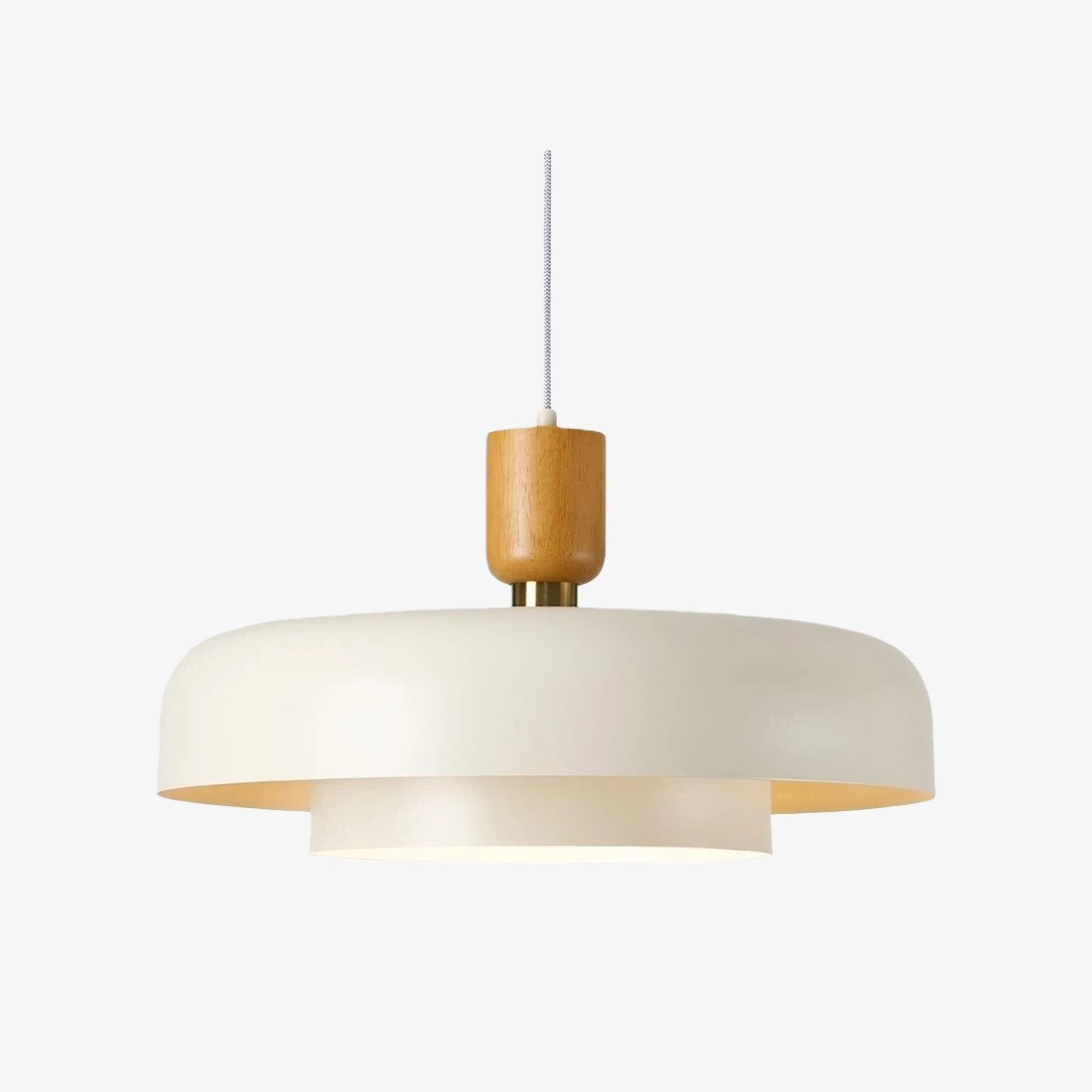 Orbulis Natural Wood Grain Circular Pendant - Modern Minimalist Light for Islands and Foyers T594