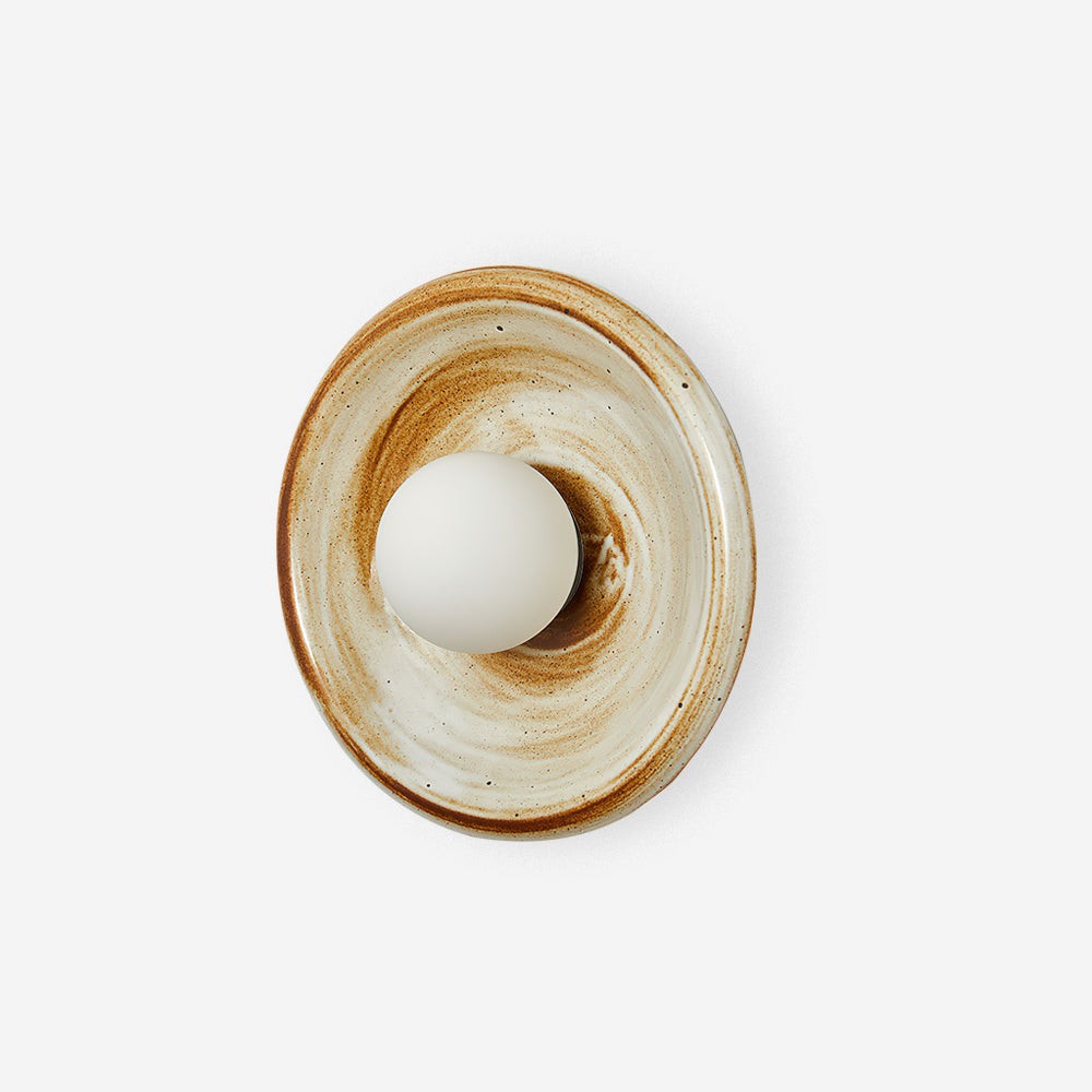 Round Ceramic Track Wall Lamp M223