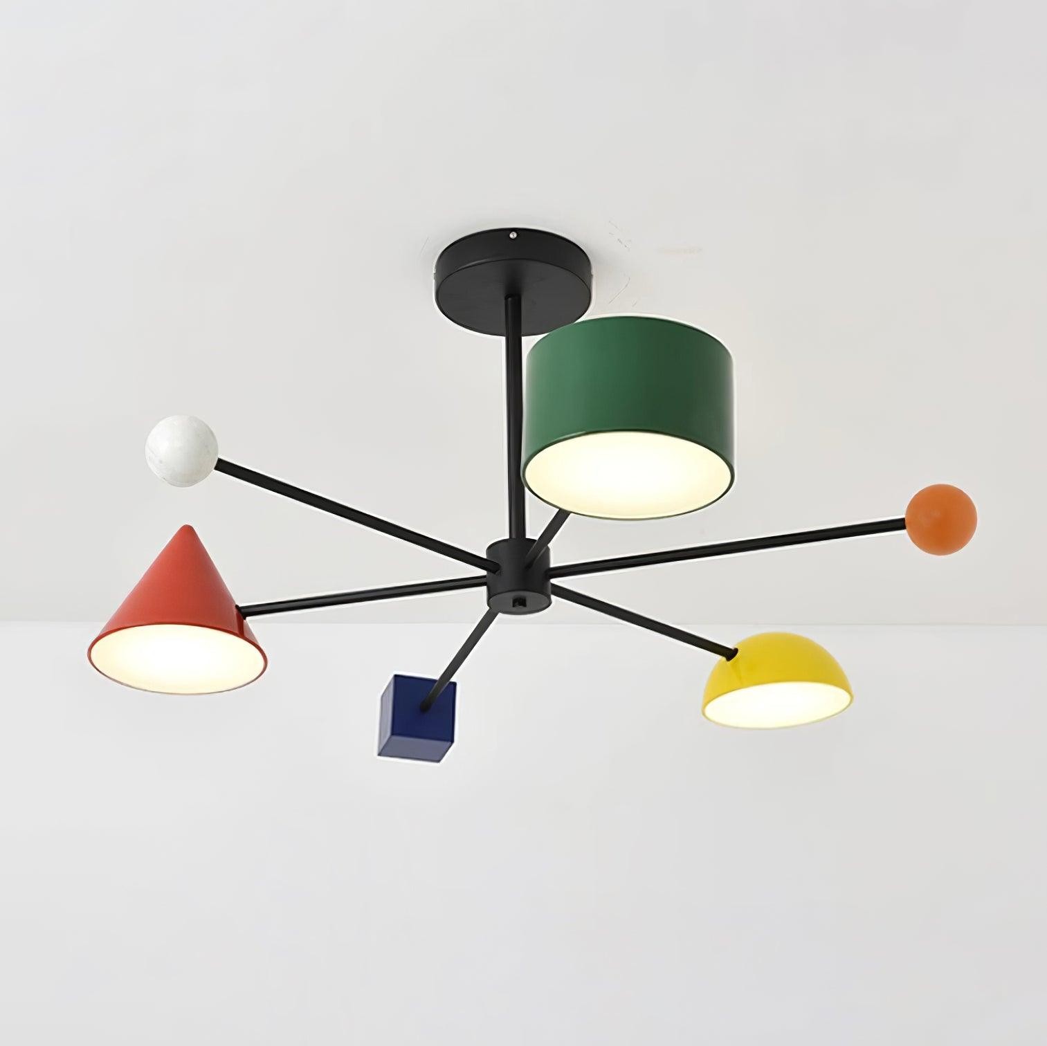 Geometric Colorful Ceiling Light M377