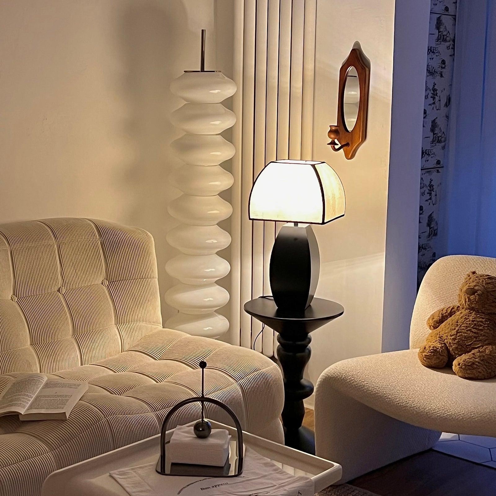 Retro Metal Mushroom Fabric Table Lamp M549
