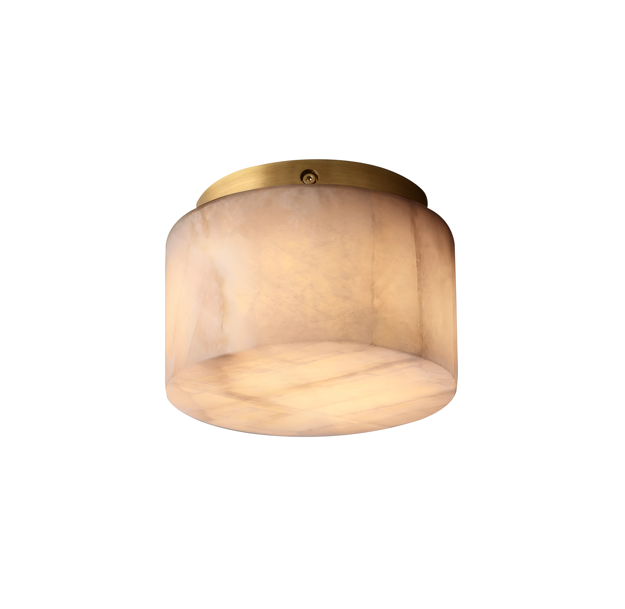 Rivage Alabaster Minimalist Ceiling Light D948