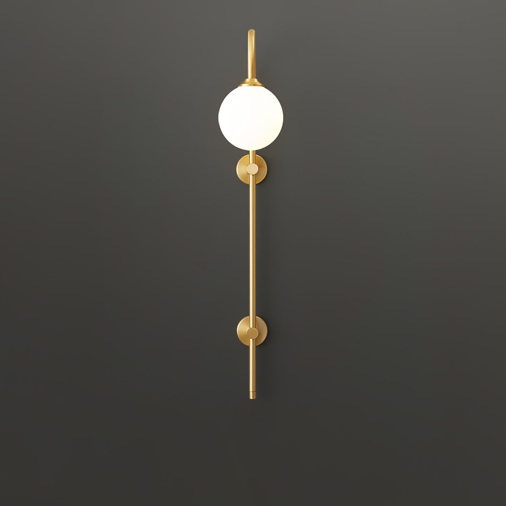 Globe Brass Wall Sconce M555
