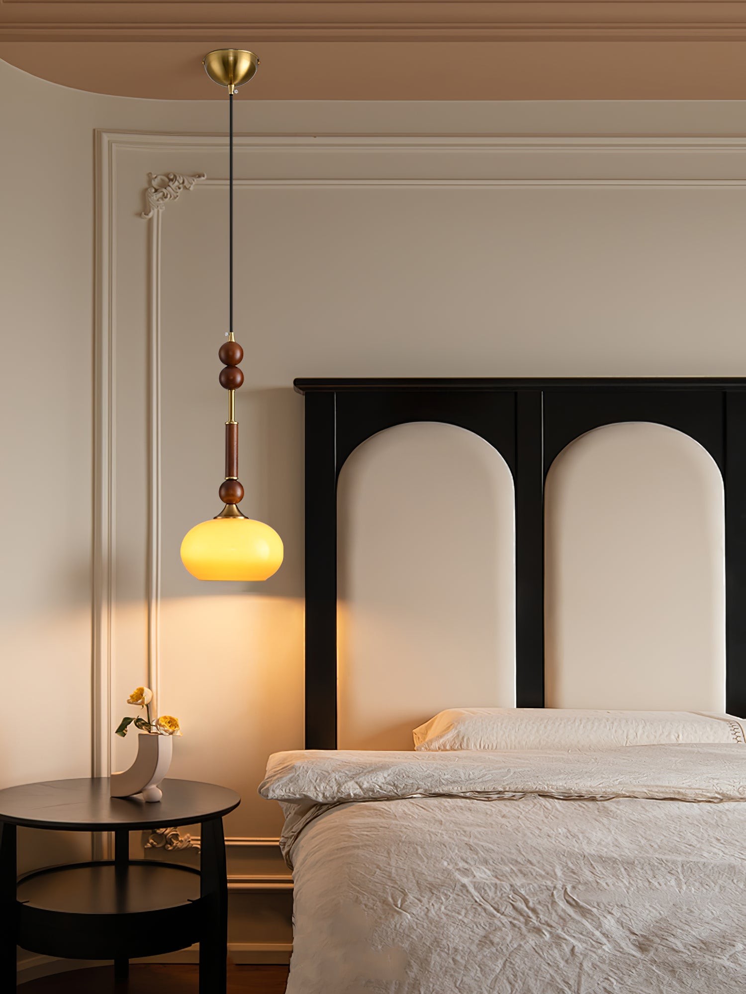 Retro Solid Wood Series Pendant Lamp M524