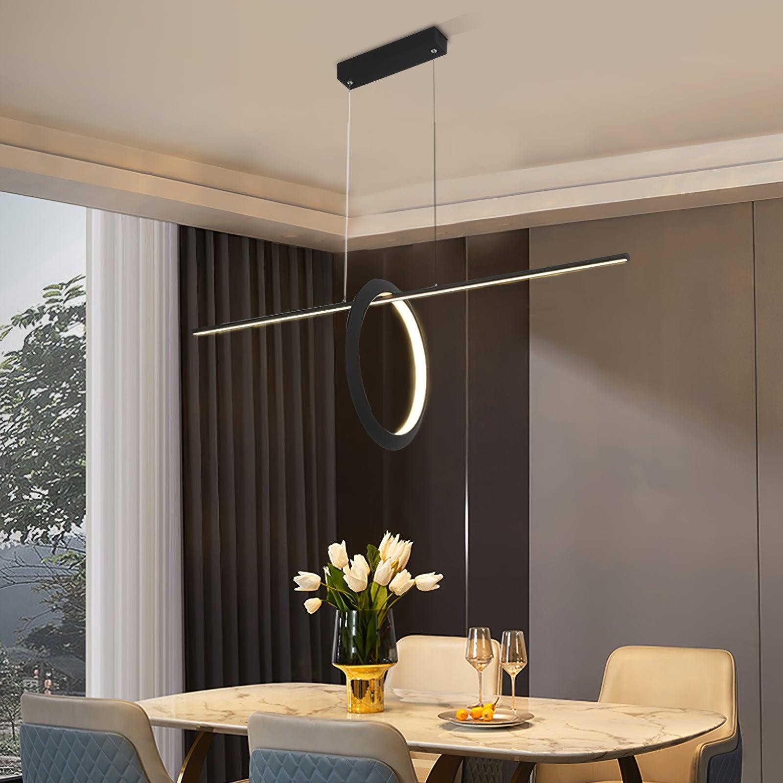 Minimalist High-End Geometric Line Pendant Light M548