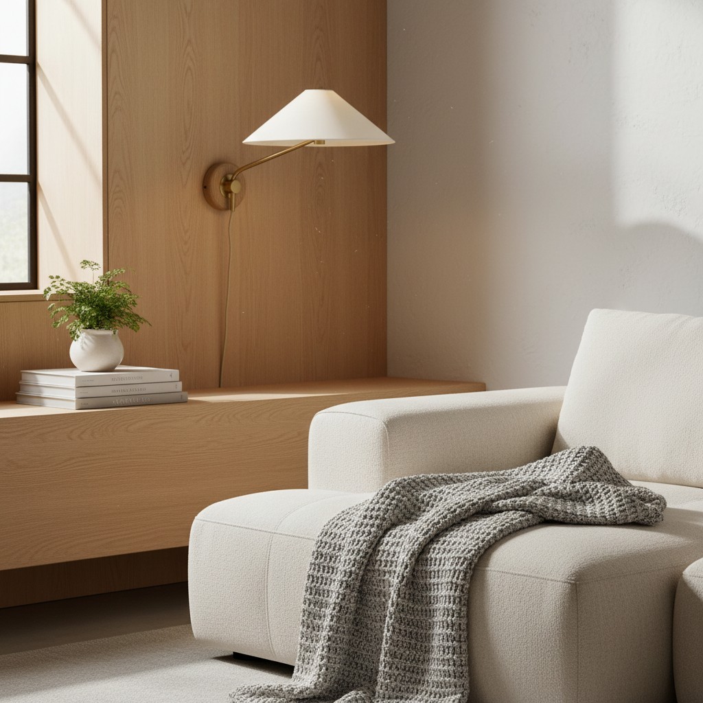 Ivoryne Pivoting Tapered Shade Light - Suitable for Modern Reading Corners T516