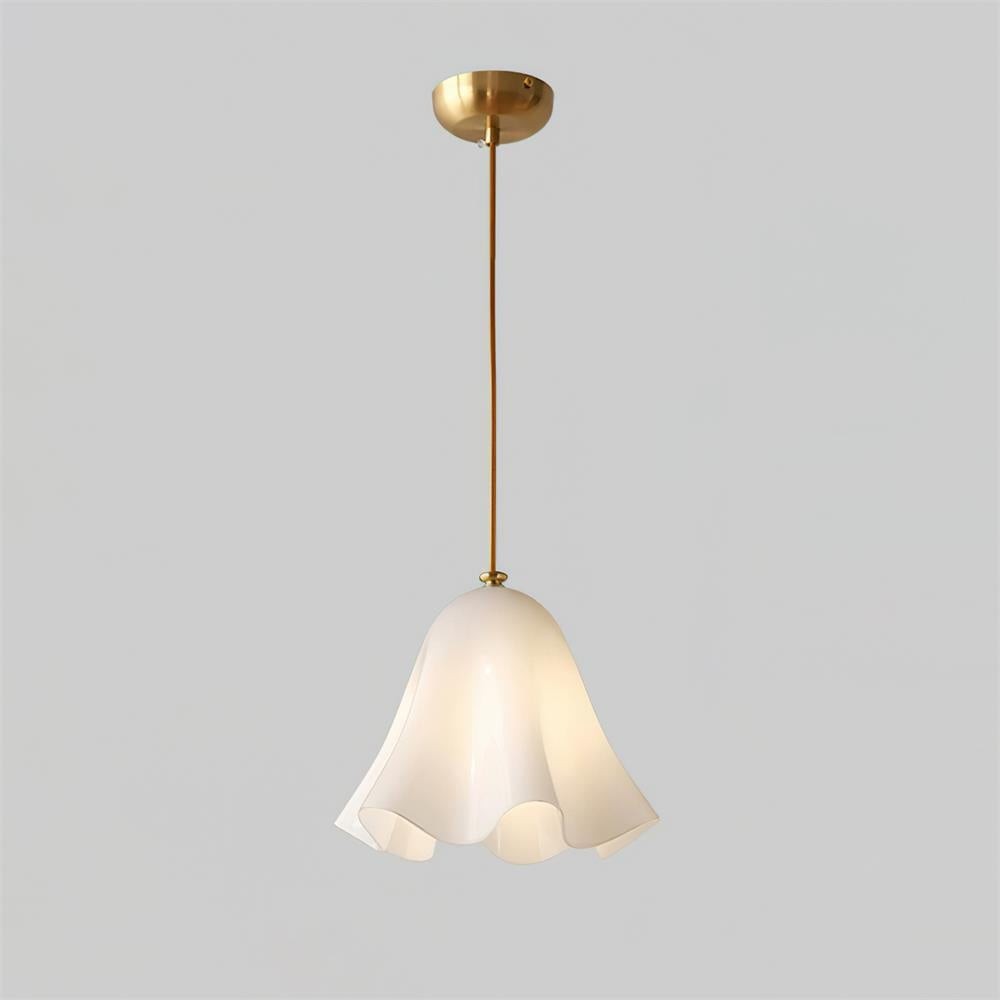 Bellina Artistic Glass Pendant Light - Modern Bloom Inspired Hanging Ceiling Lamp T279
