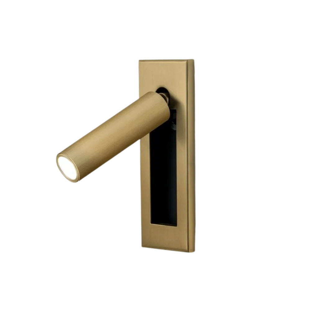Opción de acabado brillante color cobre para la lámpara de pared cuadrada moderna D790.