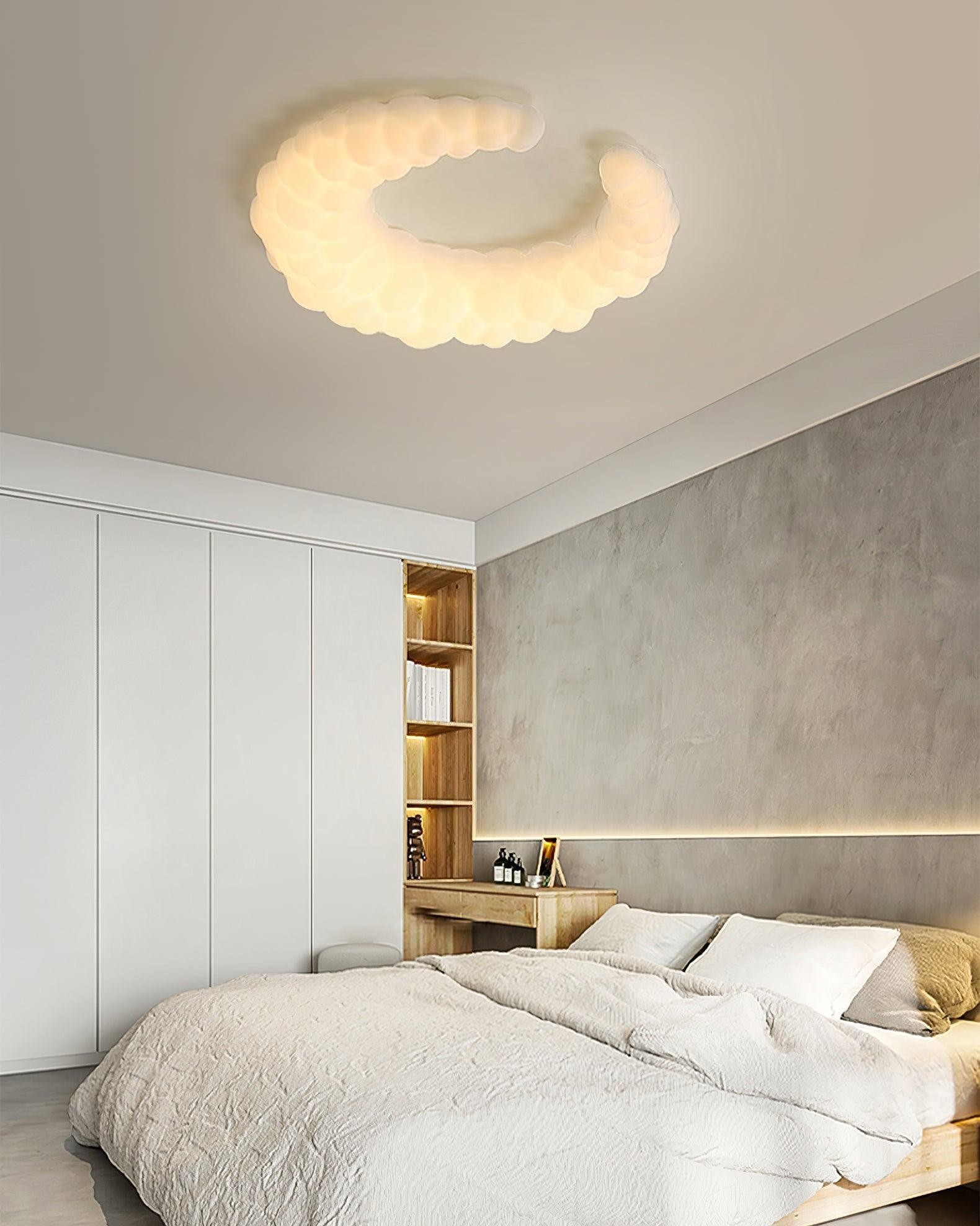 Cream Style Moon Ceiling Lamp M580