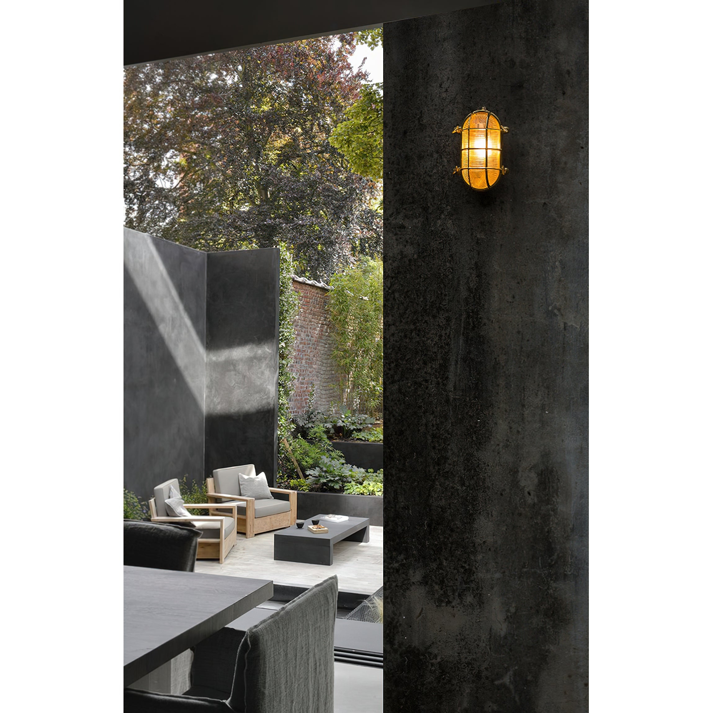 Fremantle Brass Bunker Sconce D636