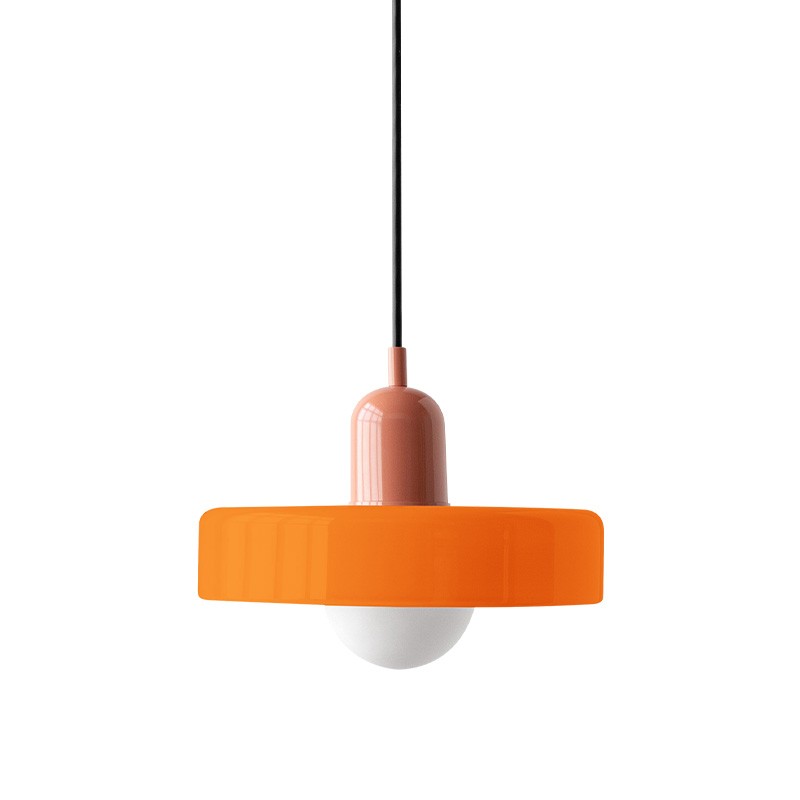 Morandi Glass Disc Orb Pendant Lamp S85