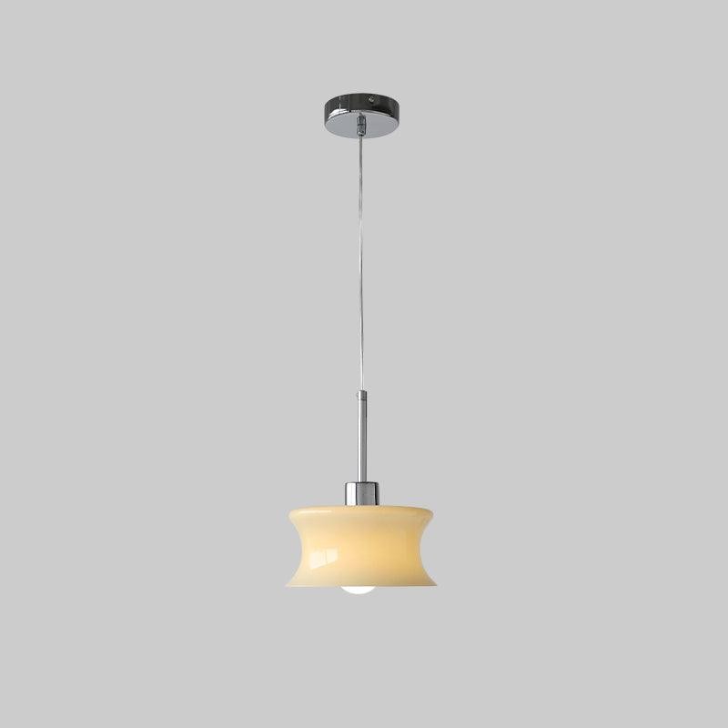 French Vintage Glass Window Pendant Lamp M496