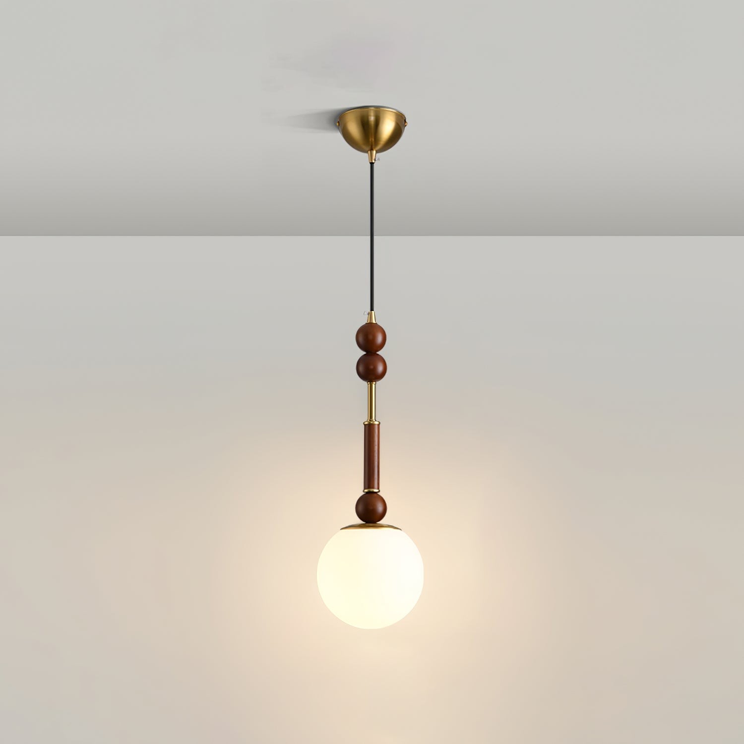 Retro Solid Wood Series Pendant Lamp M524