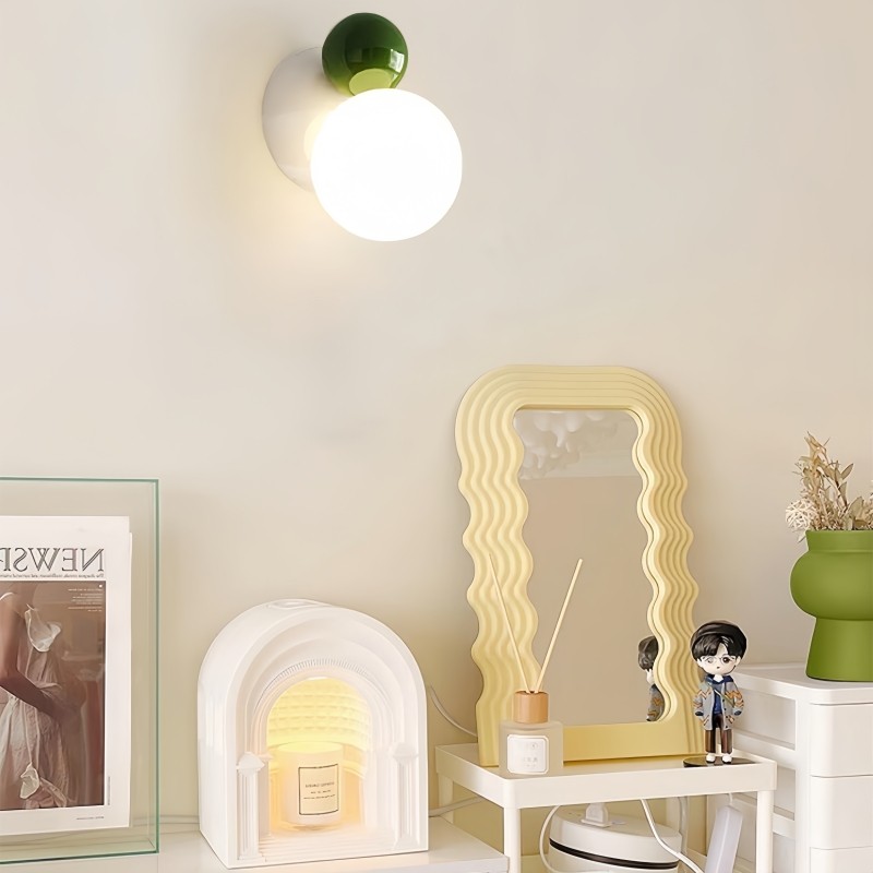 Macaron Globe Metal Wall Light Ceiling Light M226