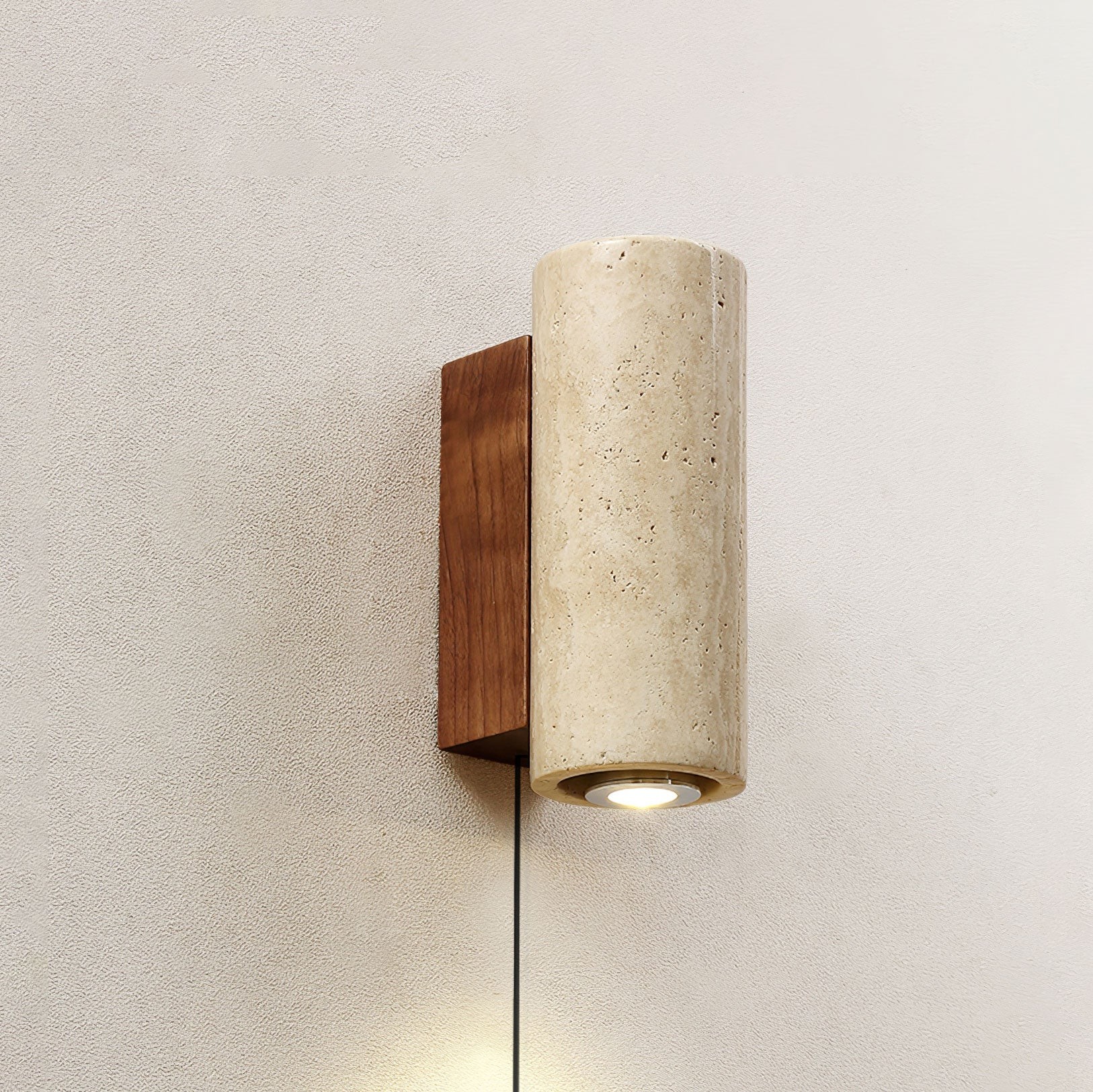 Vintage Marble Travertine Wall Lamp M577