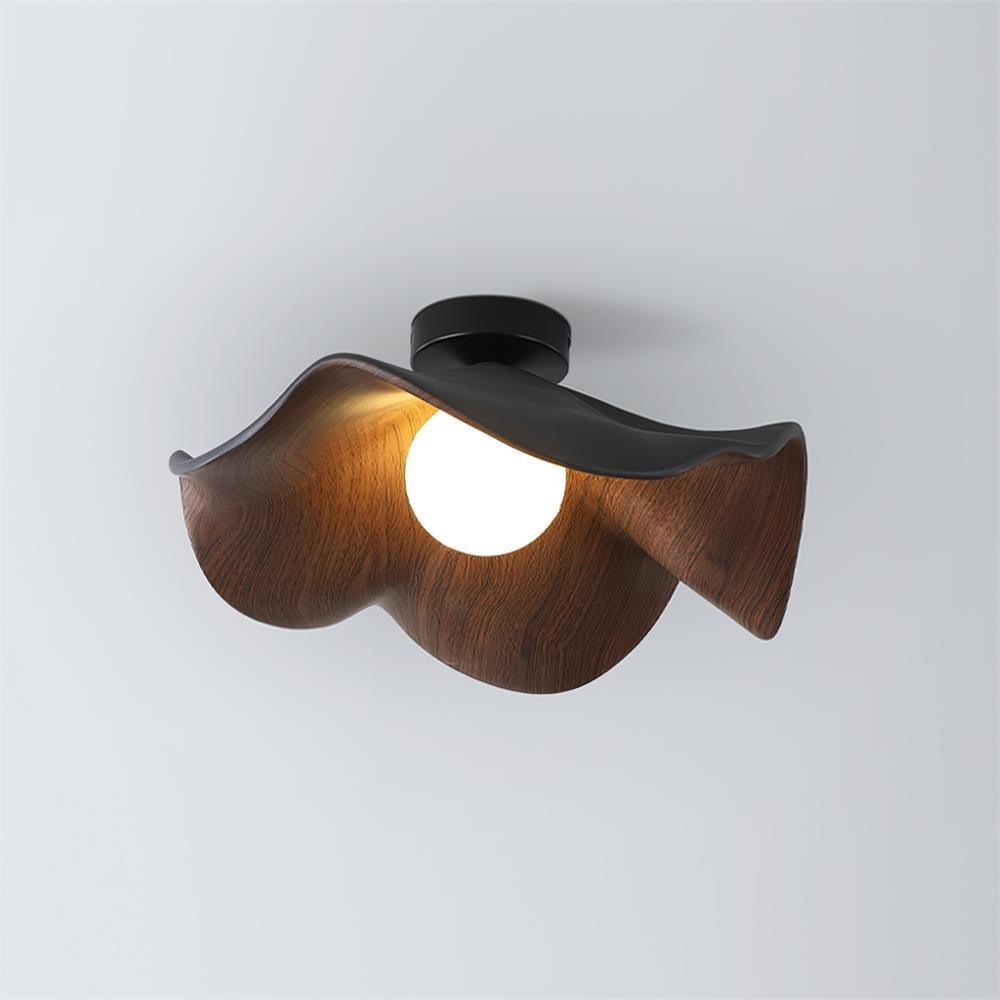 New Modern Simple Walnut Grain Ceiling Light M171