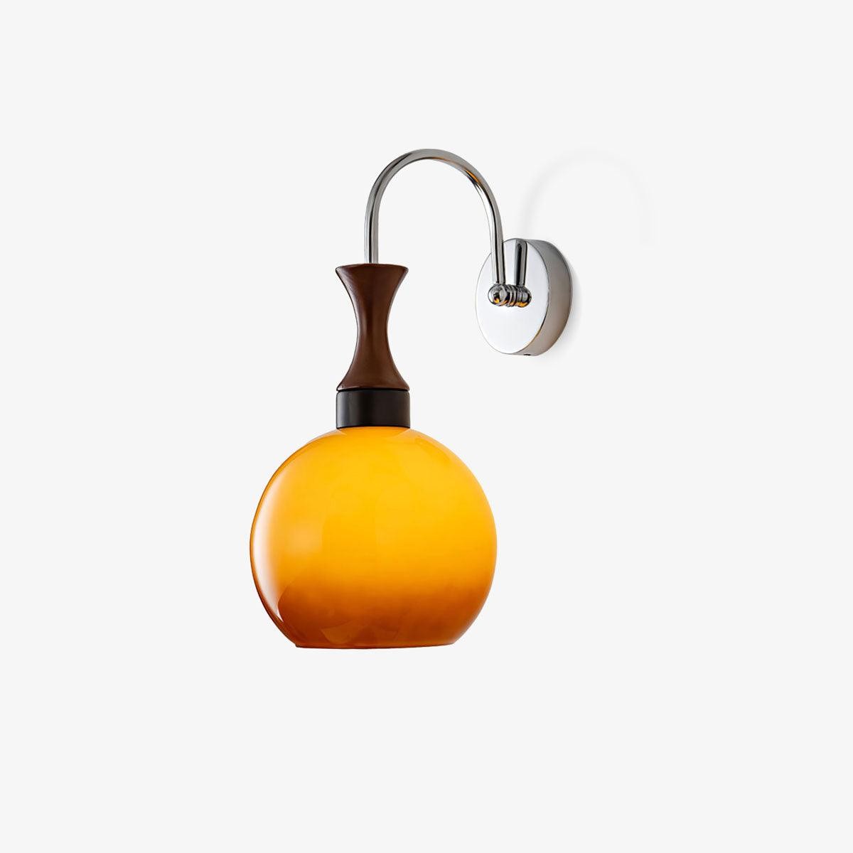 Spherical Yellow Wall Lamp M38