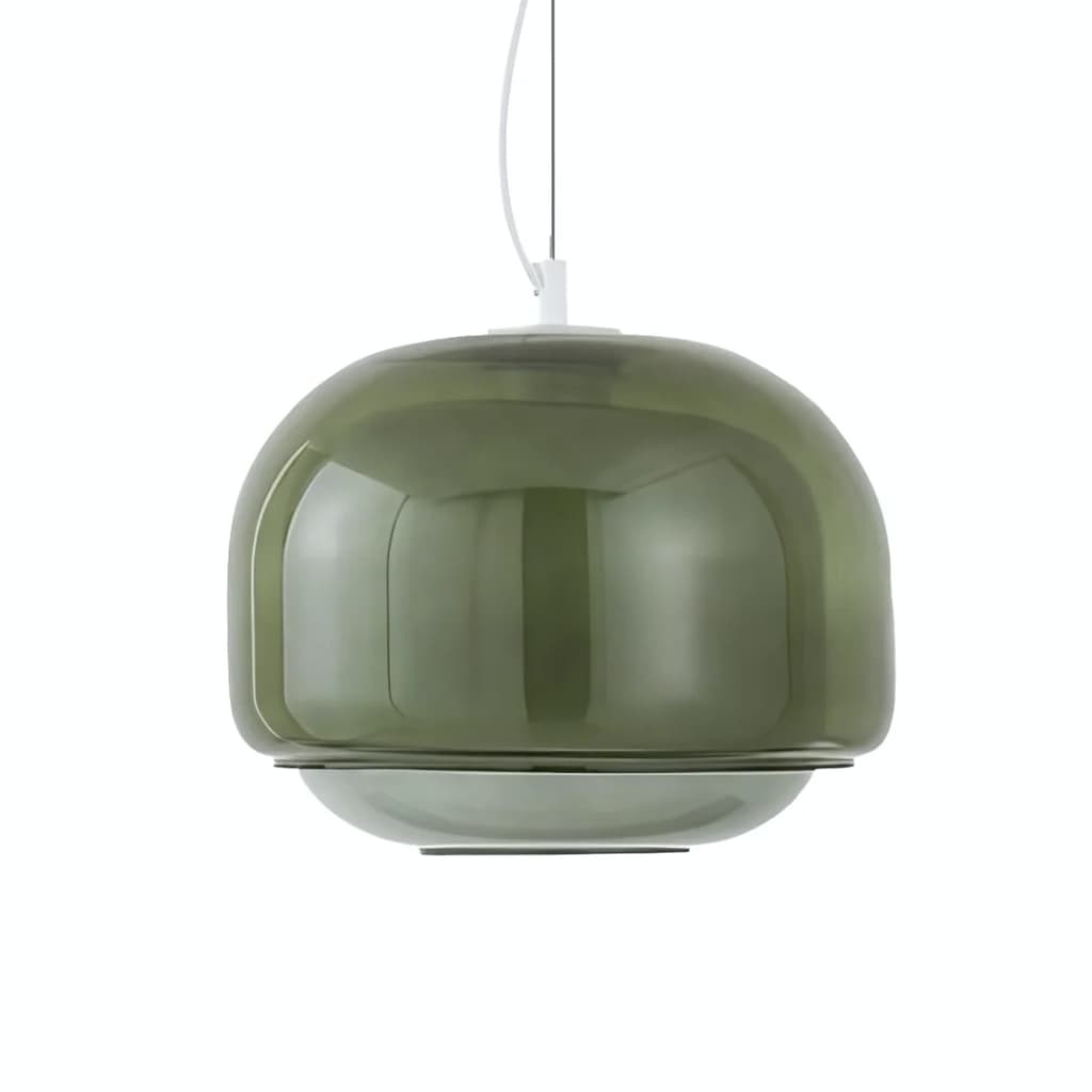 Clinco Modern Mushroom Pendant Light - Colored Glass Hanging Light T418