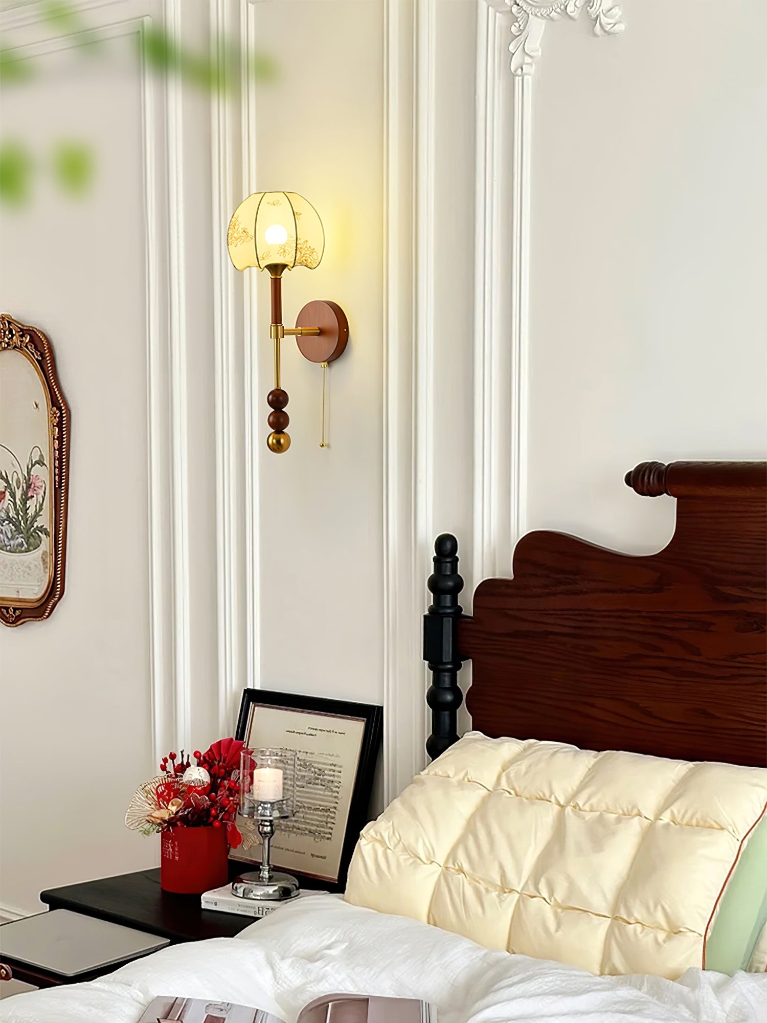 Retro Solid Wood Series Wall Lamp M523