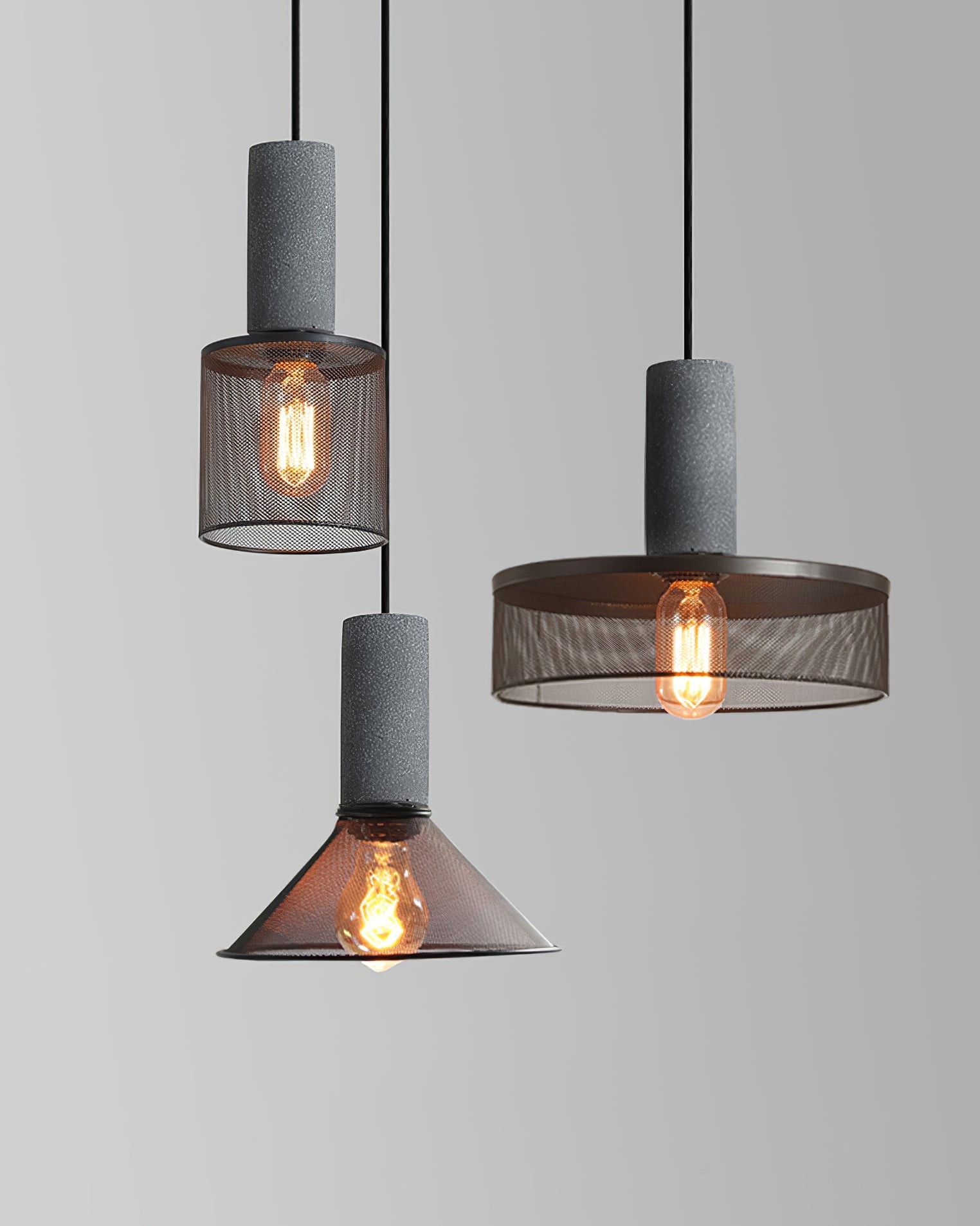 Cement Mesh Pendant Light M81