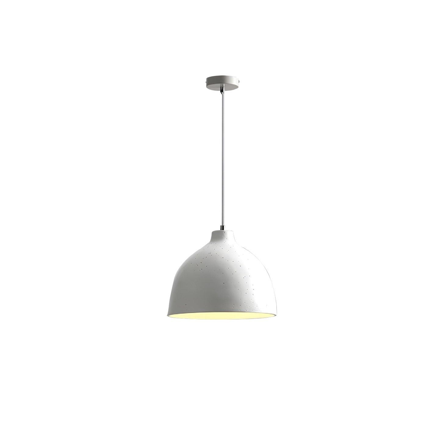 Modern Minimalist Industrial Resin Bowl LED Pendant Light M433