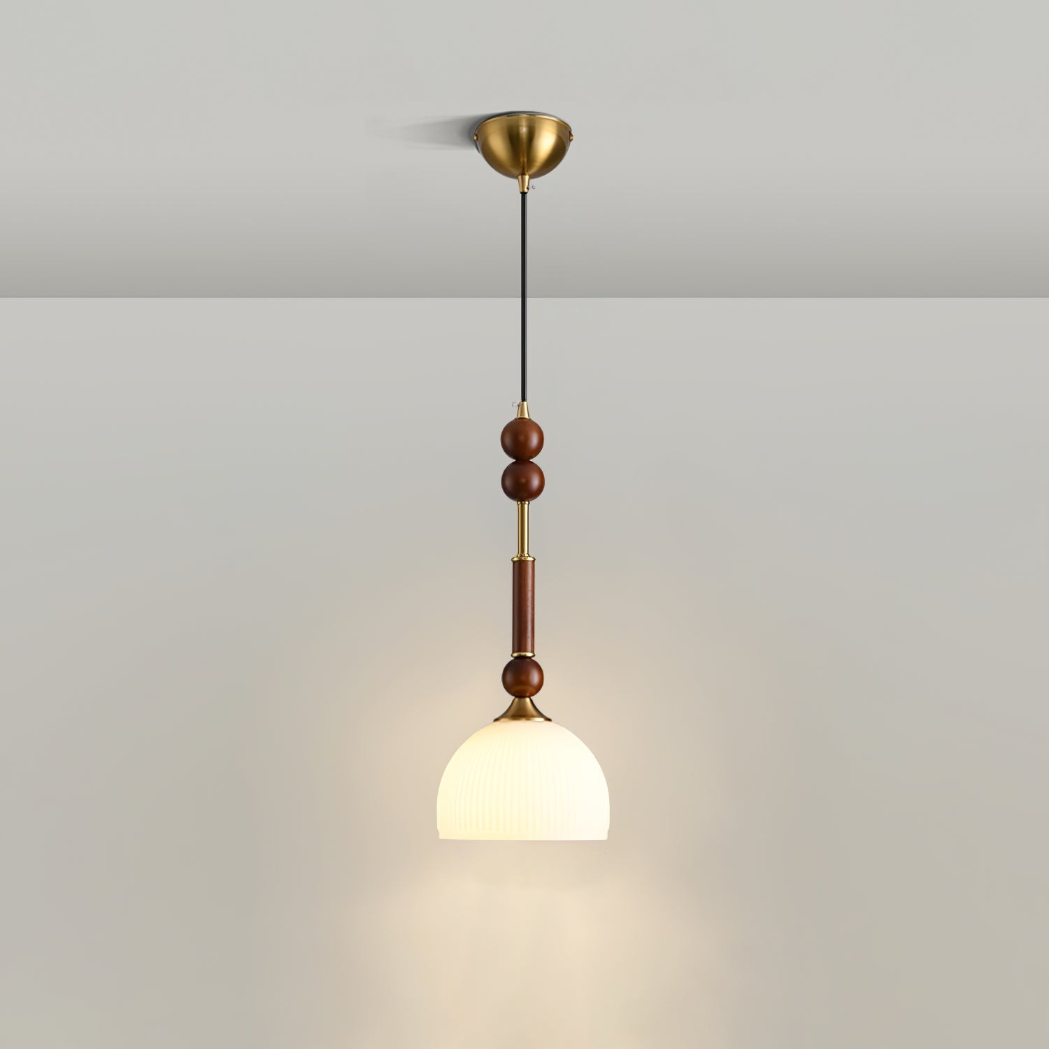 Retro Solid Wood Series Pendant Lamp M524