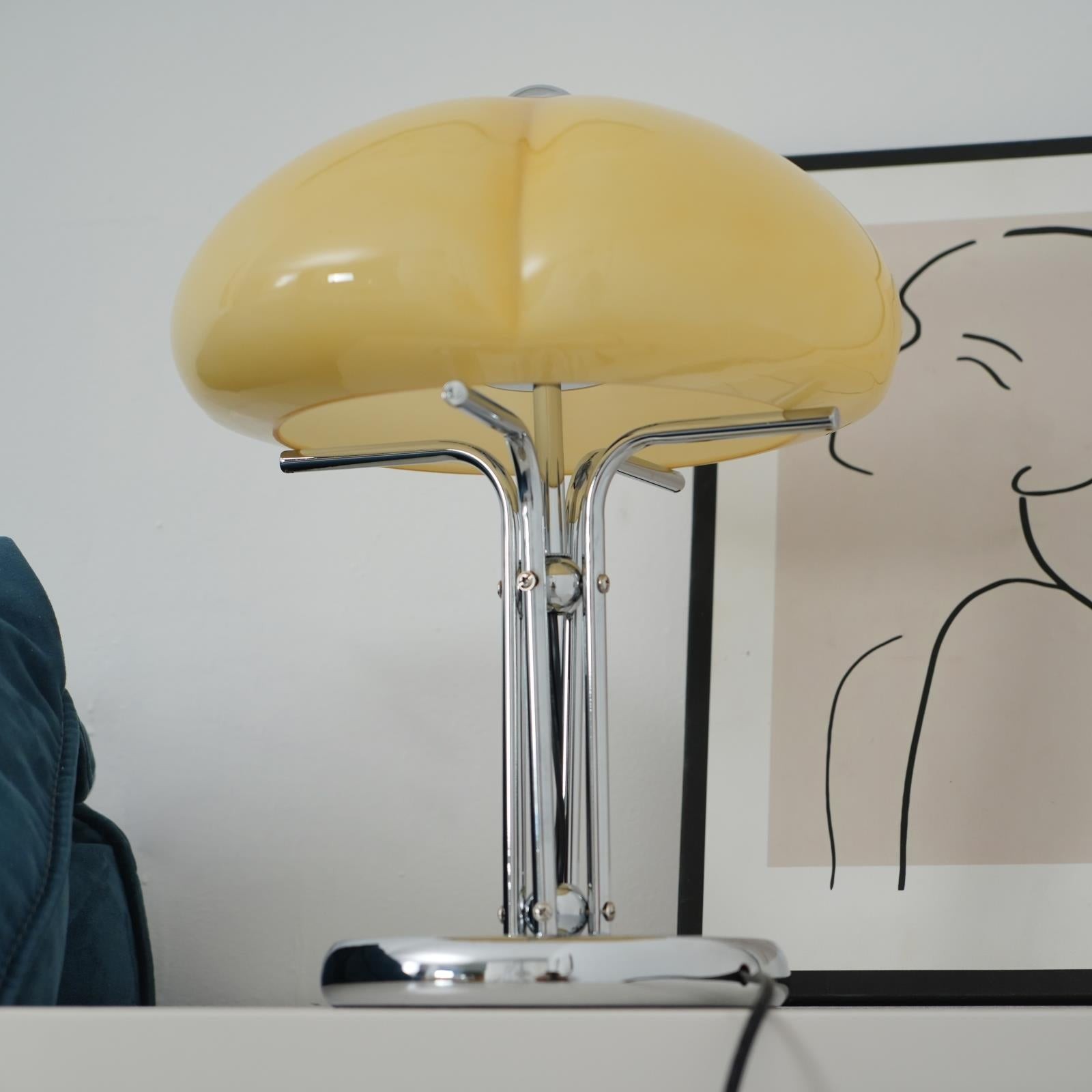 High-Grade Bedroom Bedside Mushroom Glass Table Lamp M277