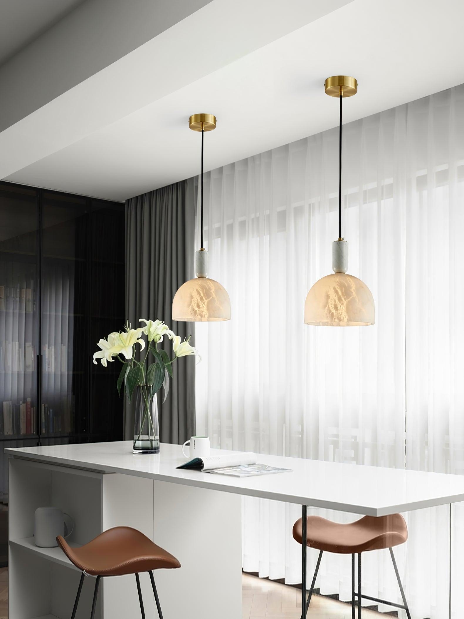 Blair Alabaster Pendant Light D355