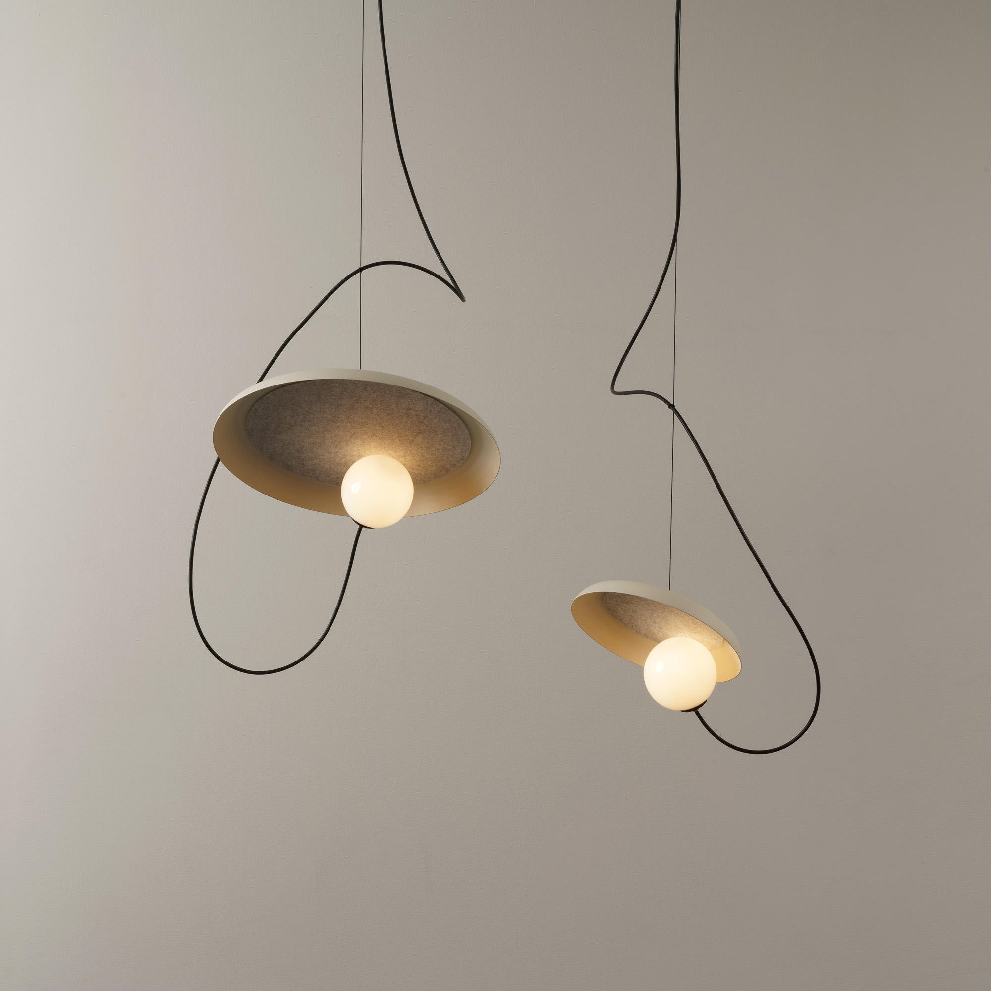 Acoustic Disc Pendant Lamp D448