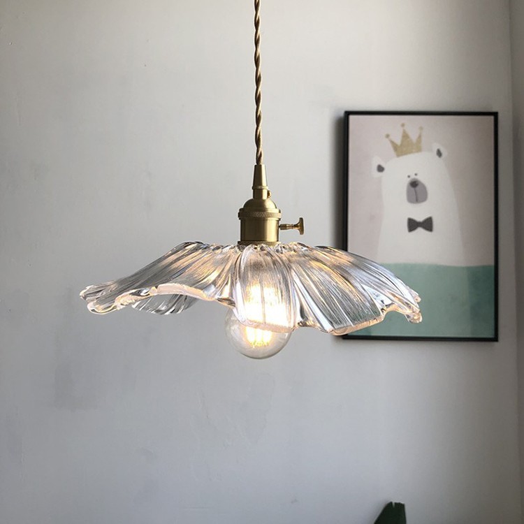Tiffany Lotus Glass Pendant Light S55