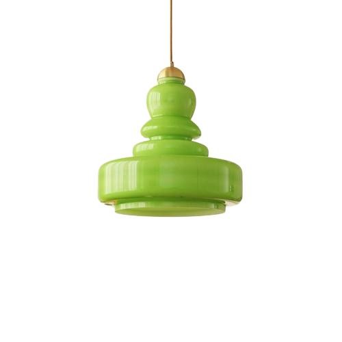 Bauhaus Vintage Gourd Glass Pendant Lamp S125