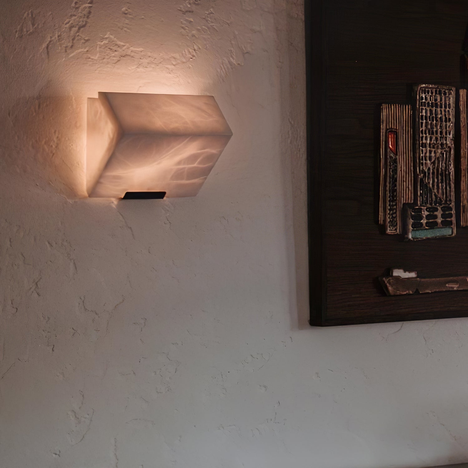 Alabaster Staircase Wall Lamp D648