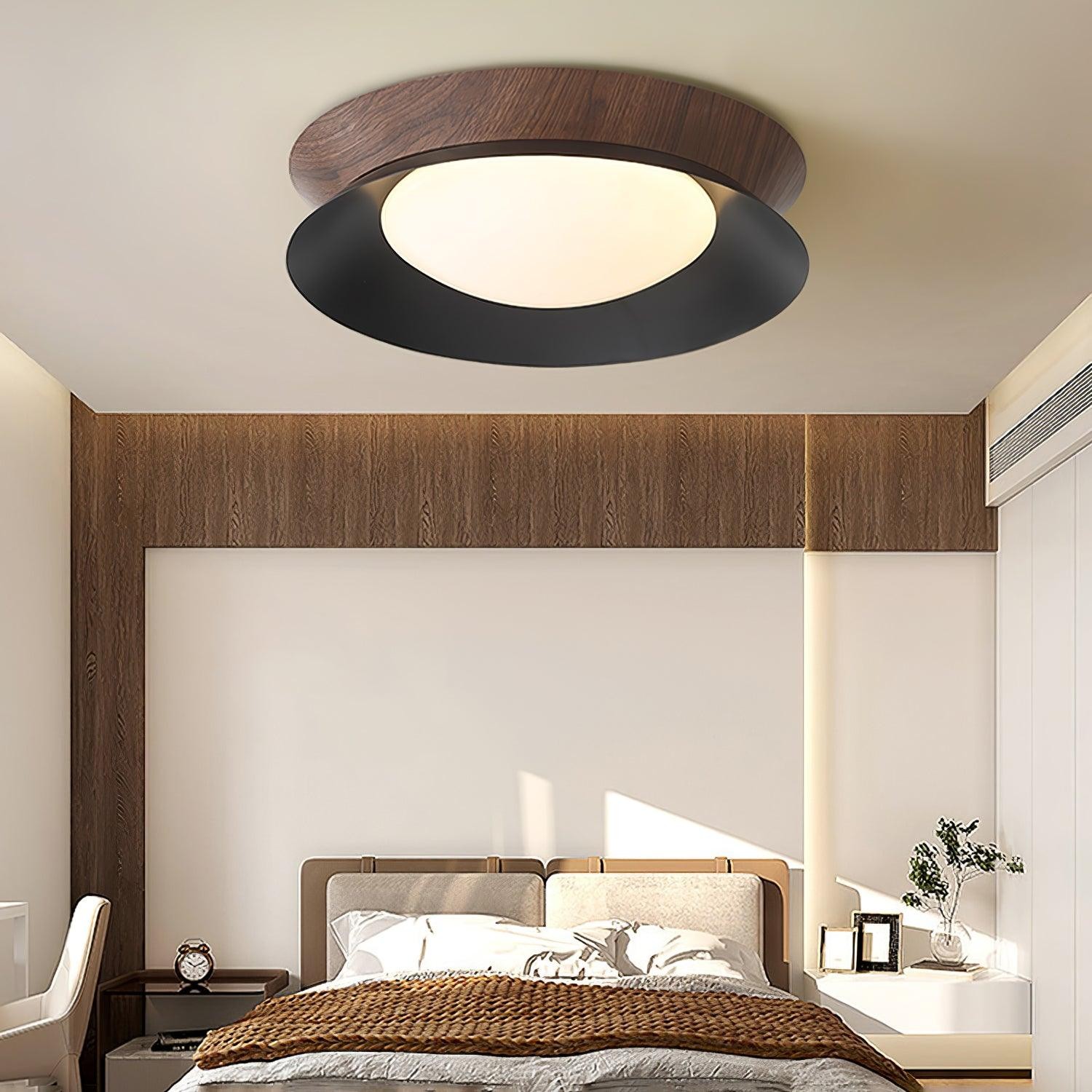 Double Half Round Ceiling Light M386