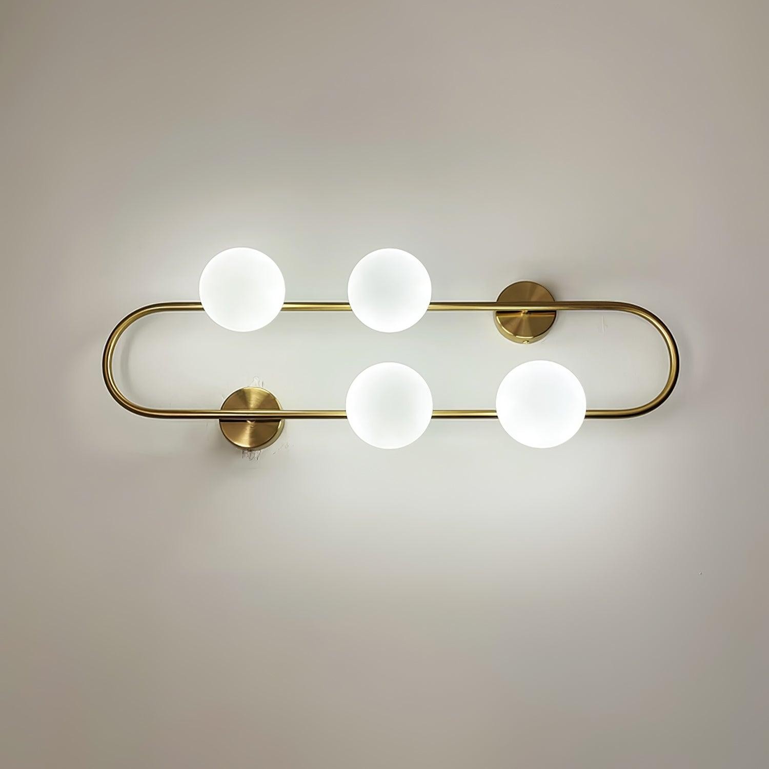 Nordic Modern Geometric Glass Globe Wall Lamp M489