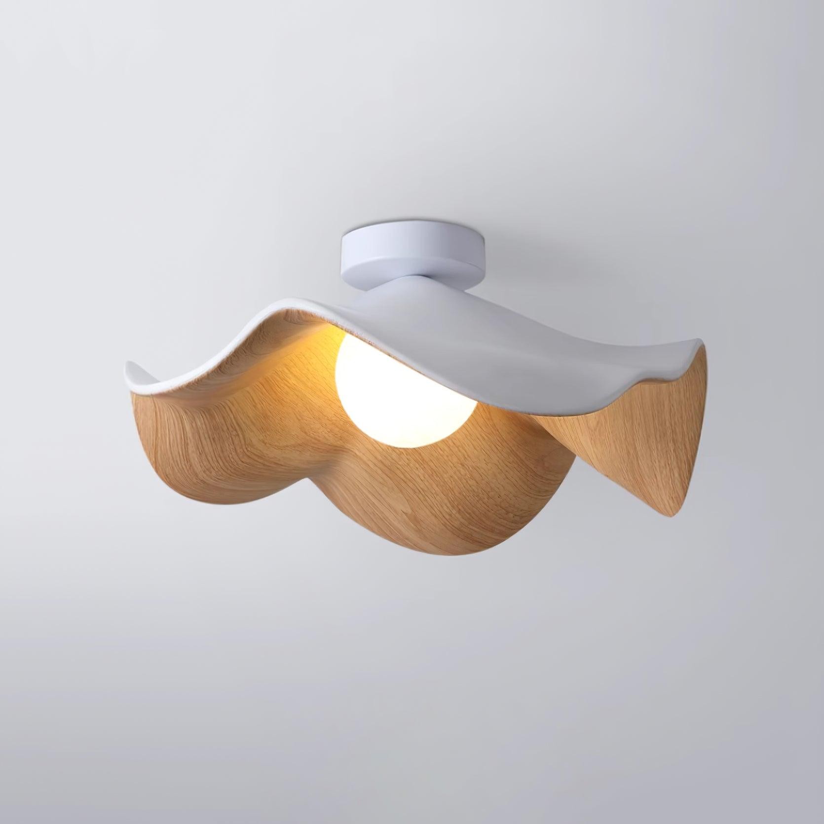 New Modern Simple Walnut Grain Ceiling Light M171
