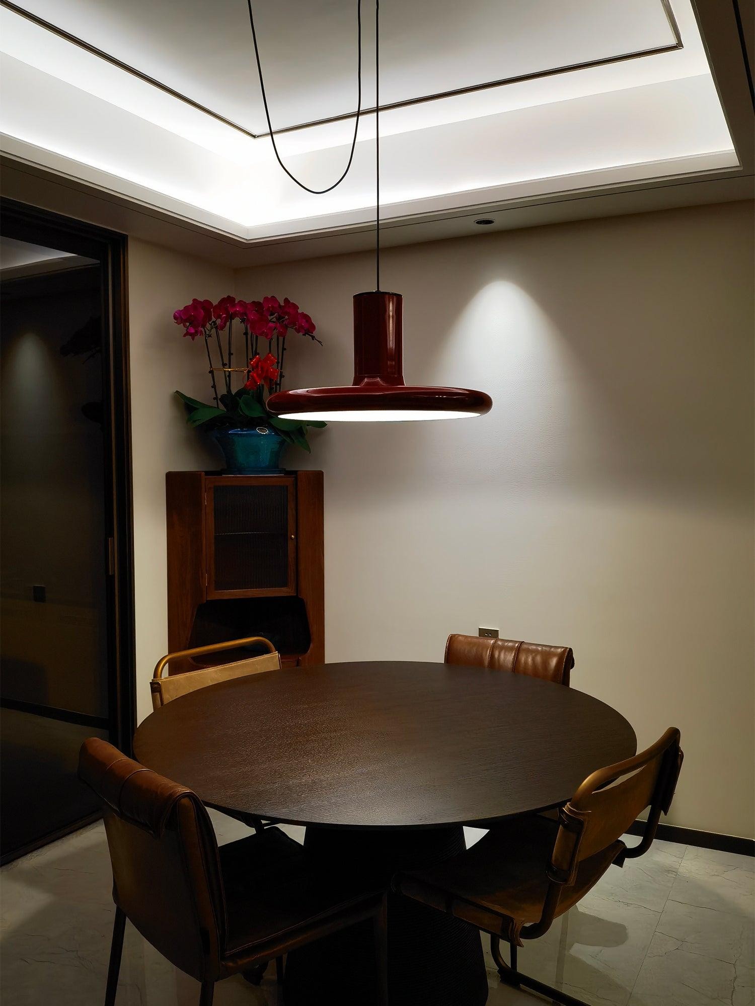 Vintage UFO Frisbee Pendant Lamp M446